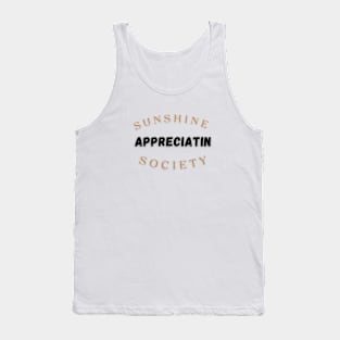 Sunshine Appreciation Society Tank Top